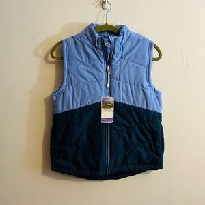 NWT Pebble Beach Light Blue and Dark Blue Vest